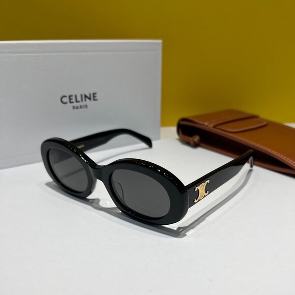 Celine Triomphe Oval Sunglasses - Picture 1 of 7